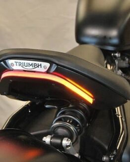 New Rage Cycles Fender Eliminator Kit Black Fits 2017-2024 Triumph Bobber