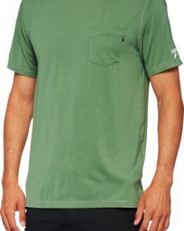 100% Men's Mission Athletic Tee Olive Size Small