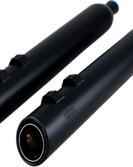 Cobra 909 Uppercut Slip-On Mufflers Black Fits FLH/FLT 1995-2016