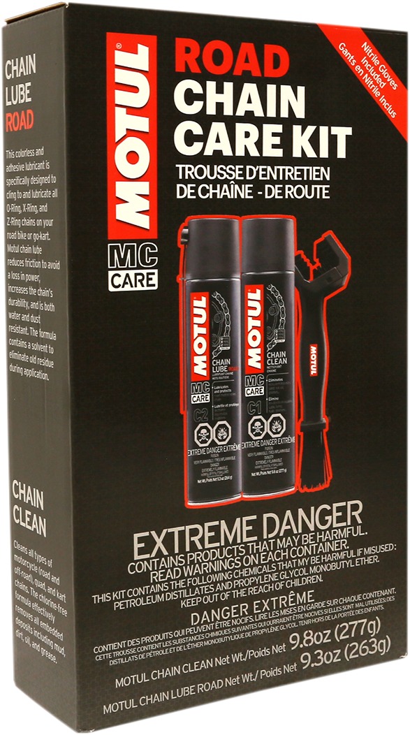 MOTUL Road Chain Care Kit - Complete Drive Chain Cleaning Kit - Image 3