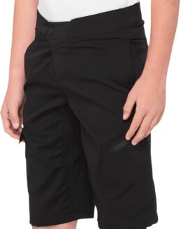 100% Youth Ridecamp Shorts Black Size 22