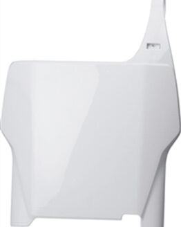 Front Number Plate - White