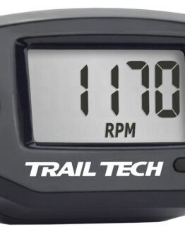 TTO Engine Hour Meter w/ Tachometer - Black