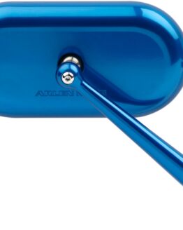 Oval Mirror Right Blue by Arlen Ness