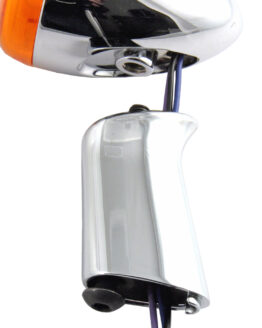 Chris Products Rear Turn Signal Brackets Chrome Fits FX Models