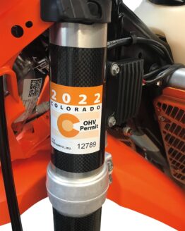 Universal Carbon Fiber Registration Wrap For Fork Leg