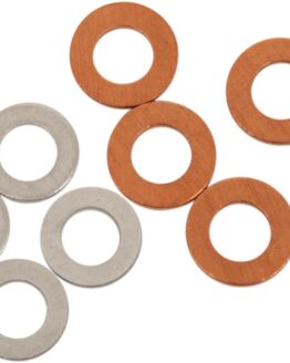10 Pack - Aluminum & Copper Crush / Compression Washers 6x11mm