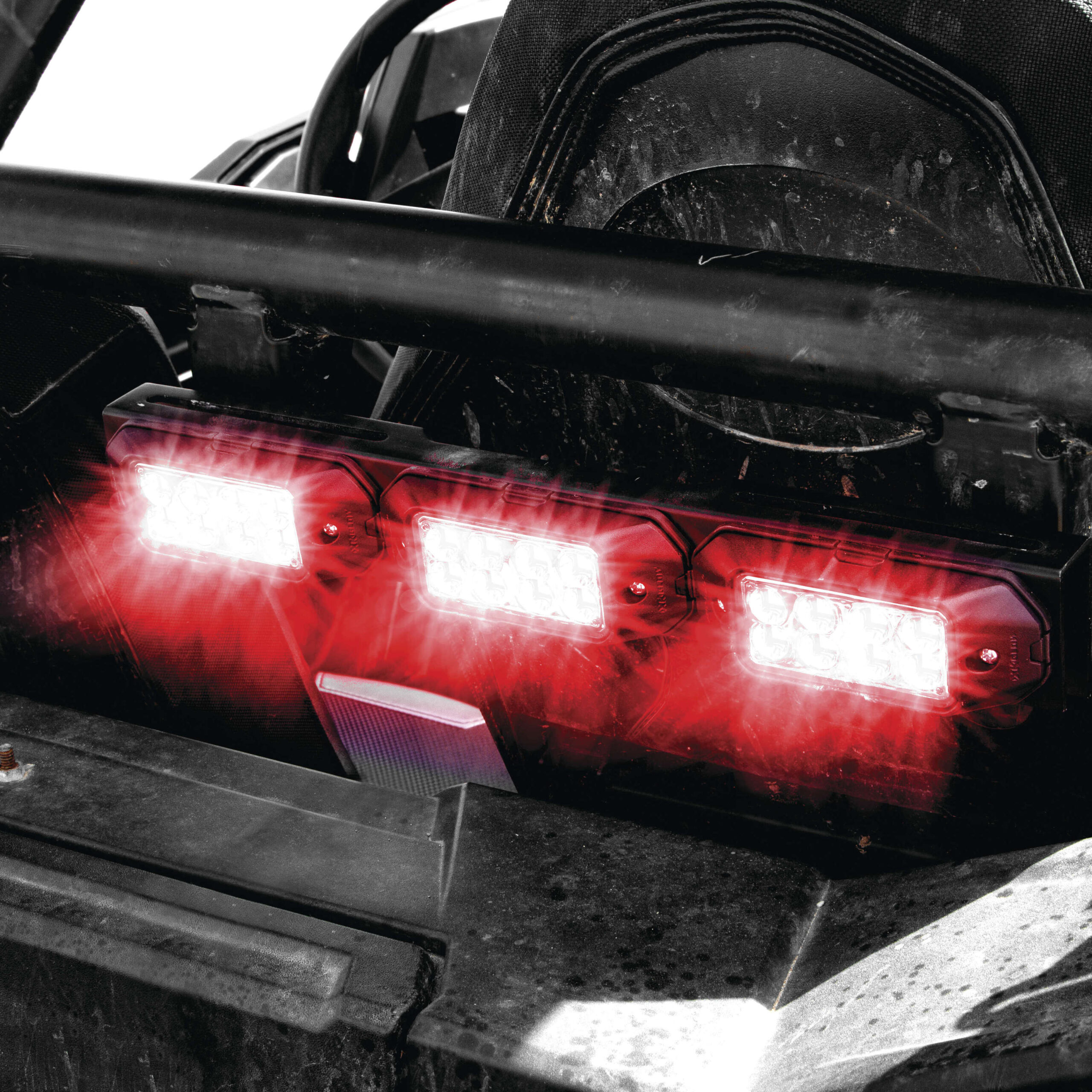 14 Piece Pro UTV Turn Signal Brake Light Horn Kit - Image 4