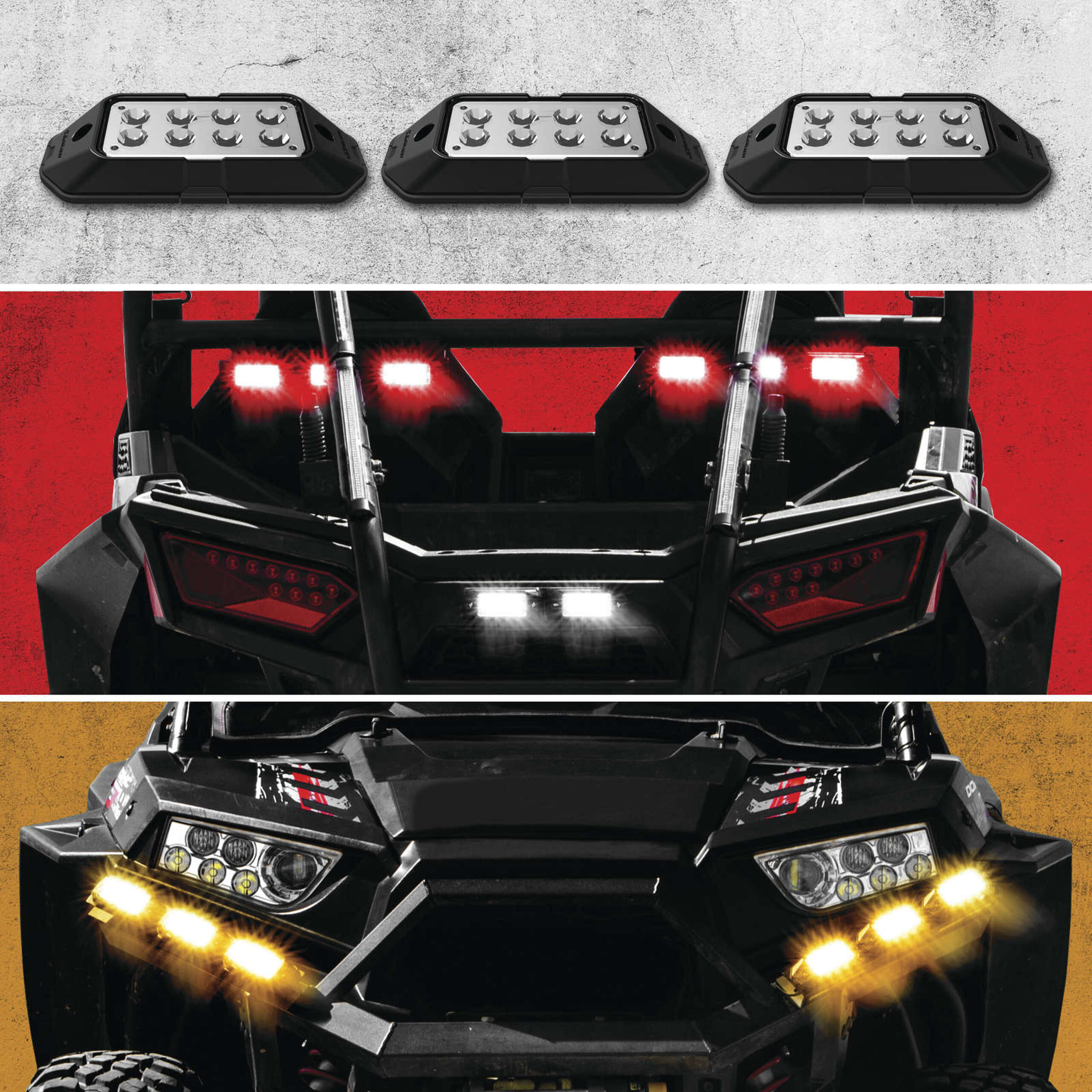 14 Piece Pro UTV Turn Signal Brake Light Horn Kit - Image 5