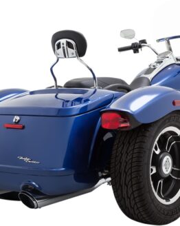 Chrome Twin Slash Slip On Exhaust Mufflers