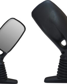 Parts Unlimited Shock-Resistant Snowmobile Mirrors Black Pair Universal