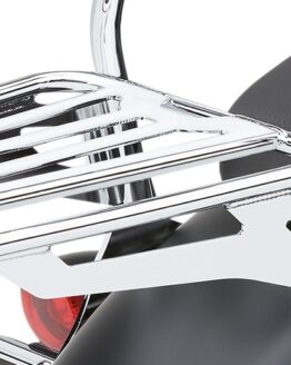 Cobra Detachable Backrest Bolt-On Luggage Rack Chrome