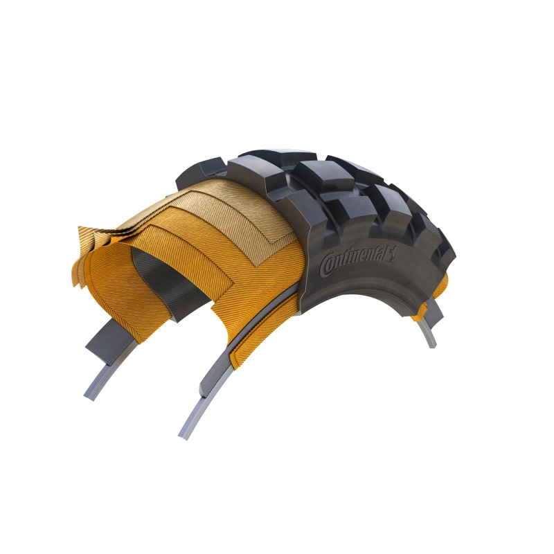 Original Continental TKC 80 120/90-18 65R Rear Tire - Image 3