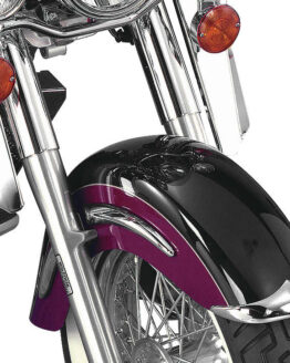 Cast Front Fender Tips; 2-Piece Set