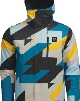Thor Brave Tour Jacket Blue/Black/Gray/Yellow Men's Large
