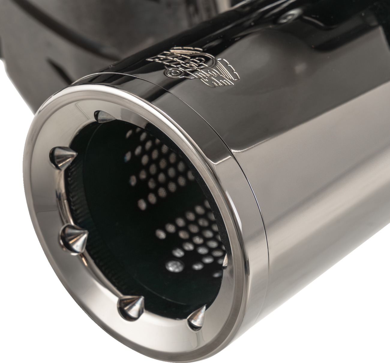 Vance & Hines Hi-Output Slip-On Mufflers Dark Chrome For Harley Touring - Image 3