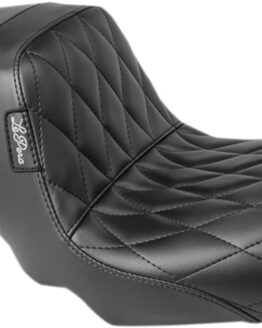 Le Pera Kickflip Diamond Seat Black For 06-17 HD Dyna