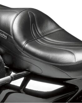 Sorrento Stitched Vinyl 2-Up Seat Black Low