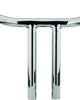 Biker's Choice 10in Chrome Straight T-Bars Handlebars