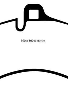 Bluestuff Front Brake Pads Fits 01-03 Porsche 911 996 Twin Turbo GT2 Iron Rotor