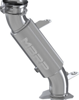 MBRP Race Muffler Stainless Steel Silver Fits 20-21 Ski-Doo Summit 850 Turbo