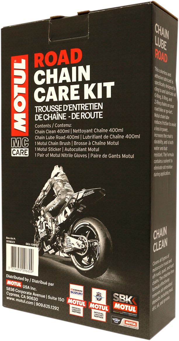 MOTUL Road Chain Care Kit - Complete Drive Chain Cleaning Kit - Image 4