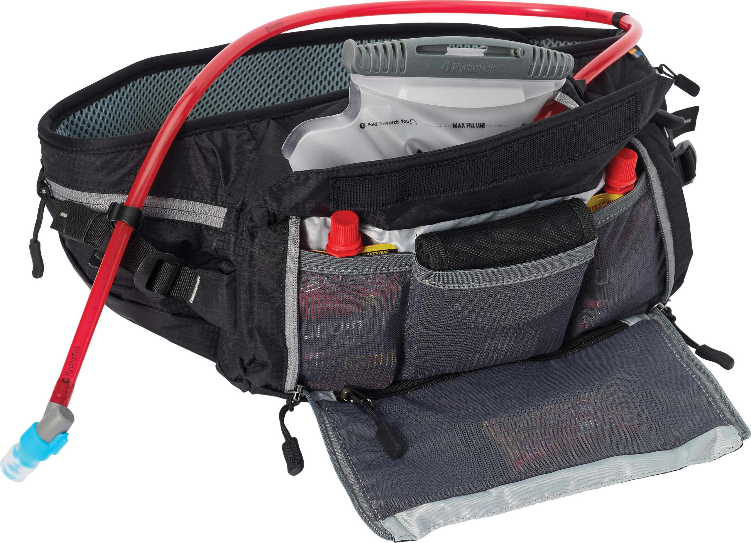 USWE Zulo 6 Hydration Hip Pack 1.5L Carbon Black - Image 3