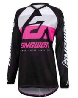 23 Syncron CC Jersey Black/White/Rhodamine Youth - Large