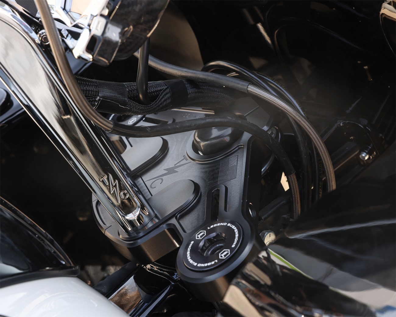 Thrashin Supply Road Glide Top Tree Black For Harley Road Glide Models - Image 3