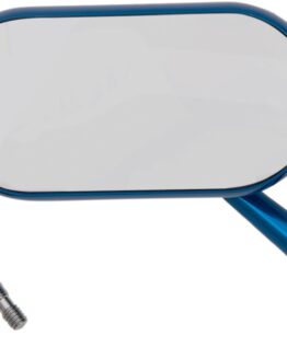 Oval Mirror Left Hand Blue - Arlen Ness