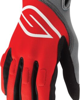 Circuit Perforated Watercraft Gloves - Red/Charcoal Unisex Adult Small