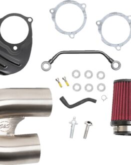 S&S Tuned Induction Air Cleaner Kit Stainless Harley M8 Models