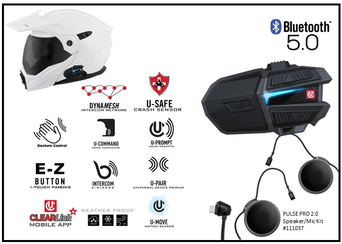 UCLEAR Motion Infinity Single Helmet Communicator - Image 4