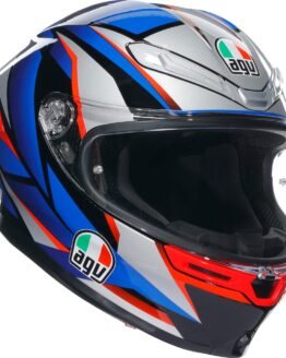 AGV K6 S Slashcut Full Face Helmet Black/Red/Blue Large