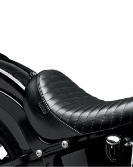 Bare Bones Pleated Vinyl Solo Seat - Black