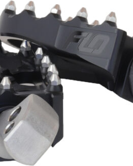 FLO Motorsports Moto Style Passenger Pegs Black M8 Softail