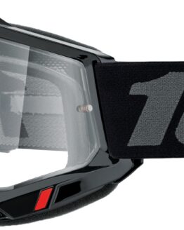 100 Percent Accuri 2 Goggles Black Clear Lens