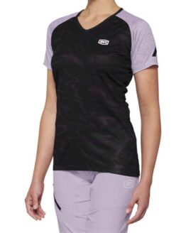 100% Women's Airmatic Jersey Black/Lavender
