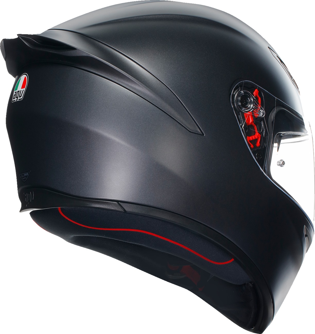 AGV K1 S Solid Matte Black Full Face Helmet XS - Image 3