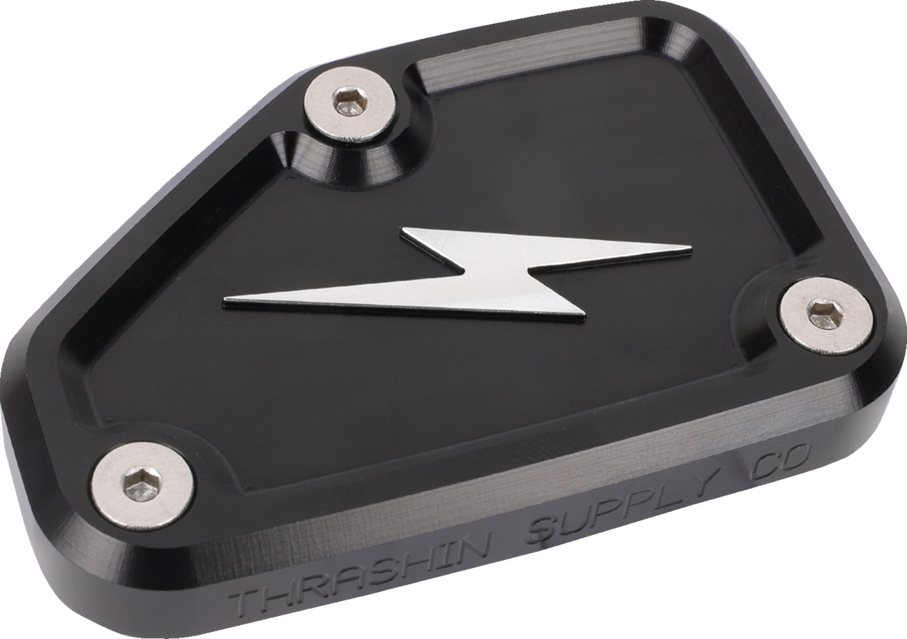 Thrashin Supply Front Brake Master Cylinder Cover Black for Harley Touring - Image 3