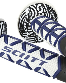 Diamond MX Grips Blue/White 7/8"
