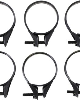 35-38mm Narrow Band Clamps for Carb & Intake Boots - 6 Pack