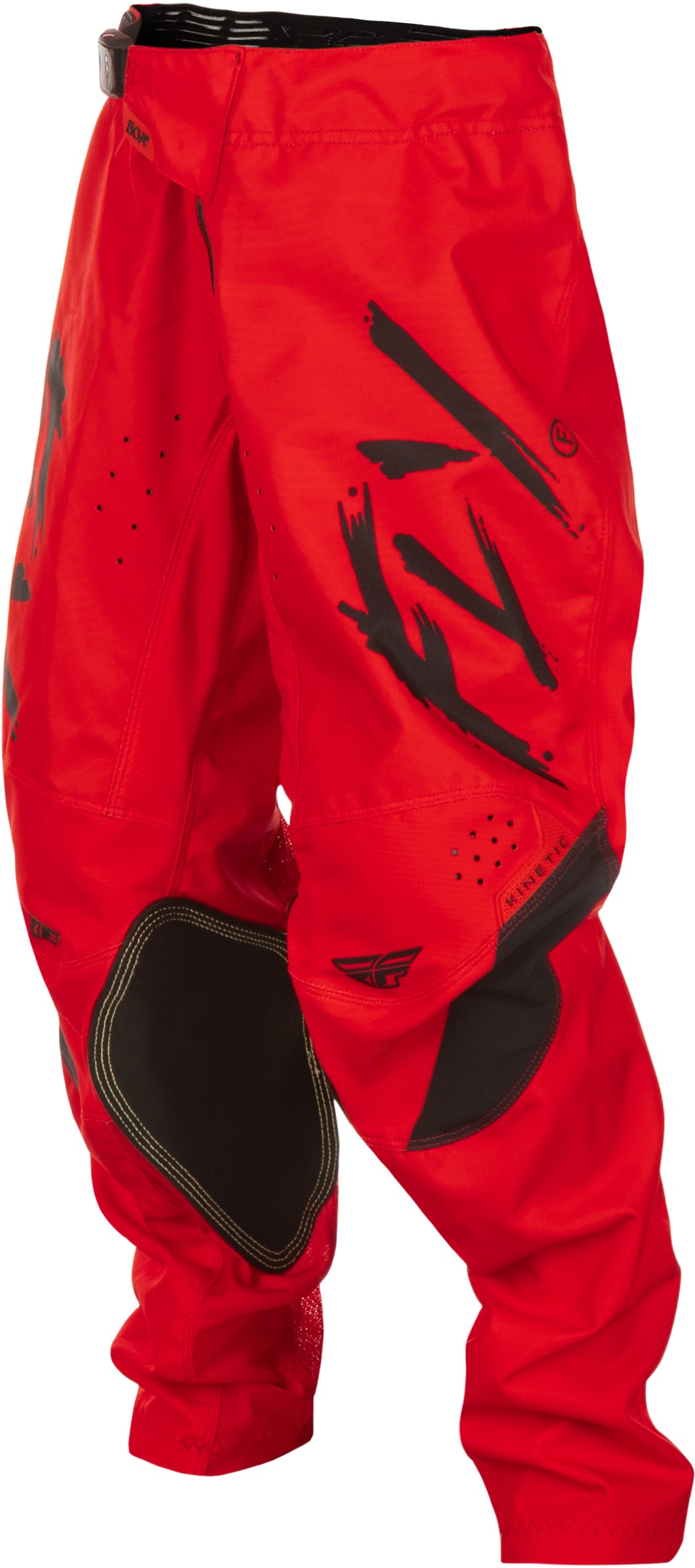 Fly Racing Youth Kinetic Stoke Pants Red/Black Size 26 - Image 3