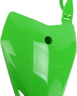 UFO Front Number Plate Green Fits Kawasaki KLX110