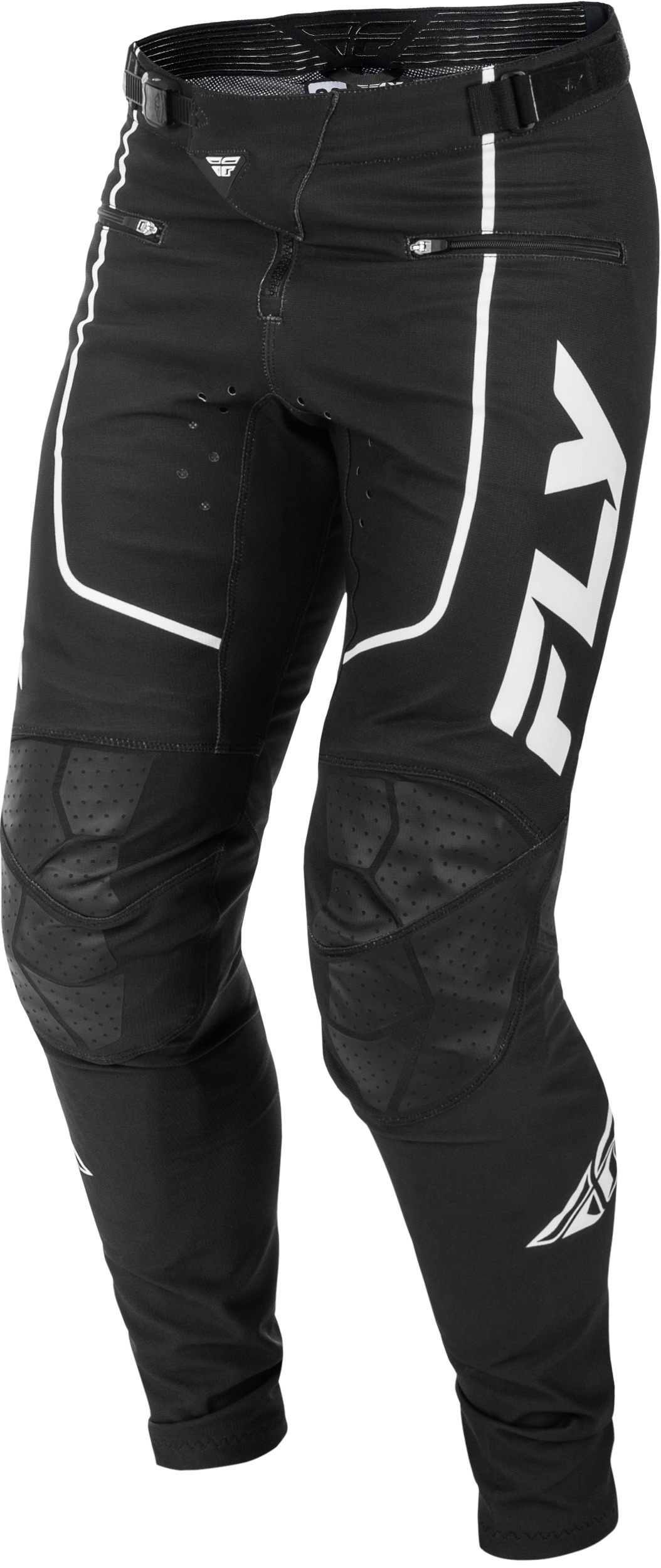 Fly Racing Youth Rayce Bicycle Pants Black/White Size 22 - Image 3