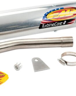 TurbineCore 2 1-1/8" Inlet Universal Spark Arrestor Muffler 2T/4T