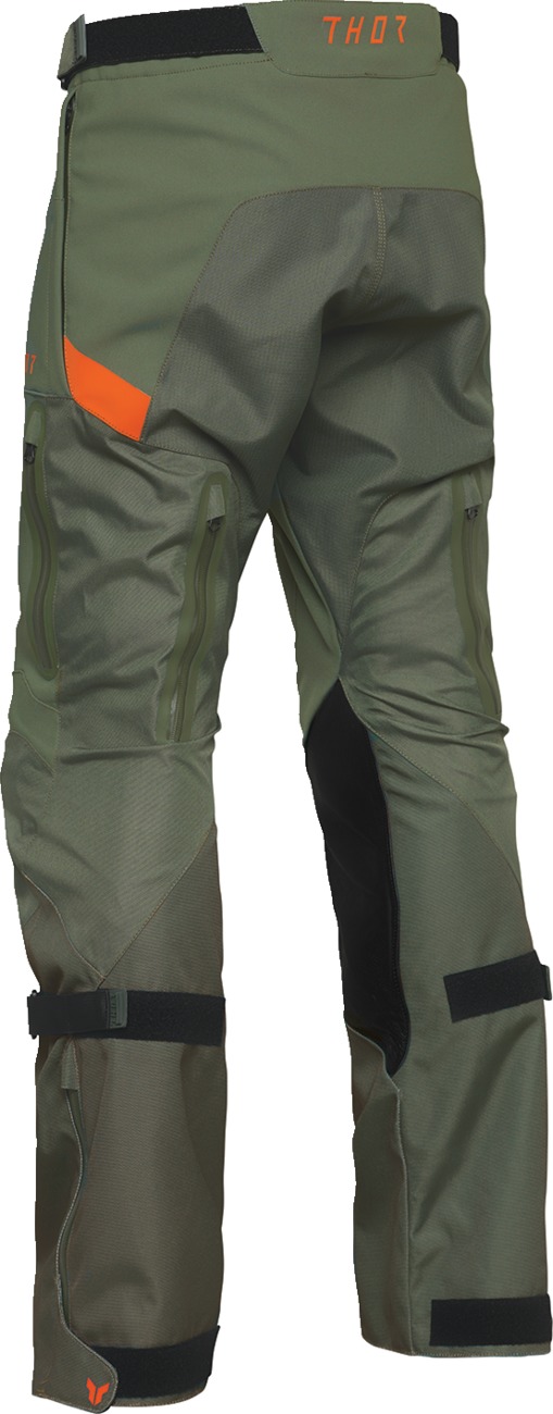 Thor Range Pants Mens 44 Military Green Orange Waterproof Dual Sport - Image 4
