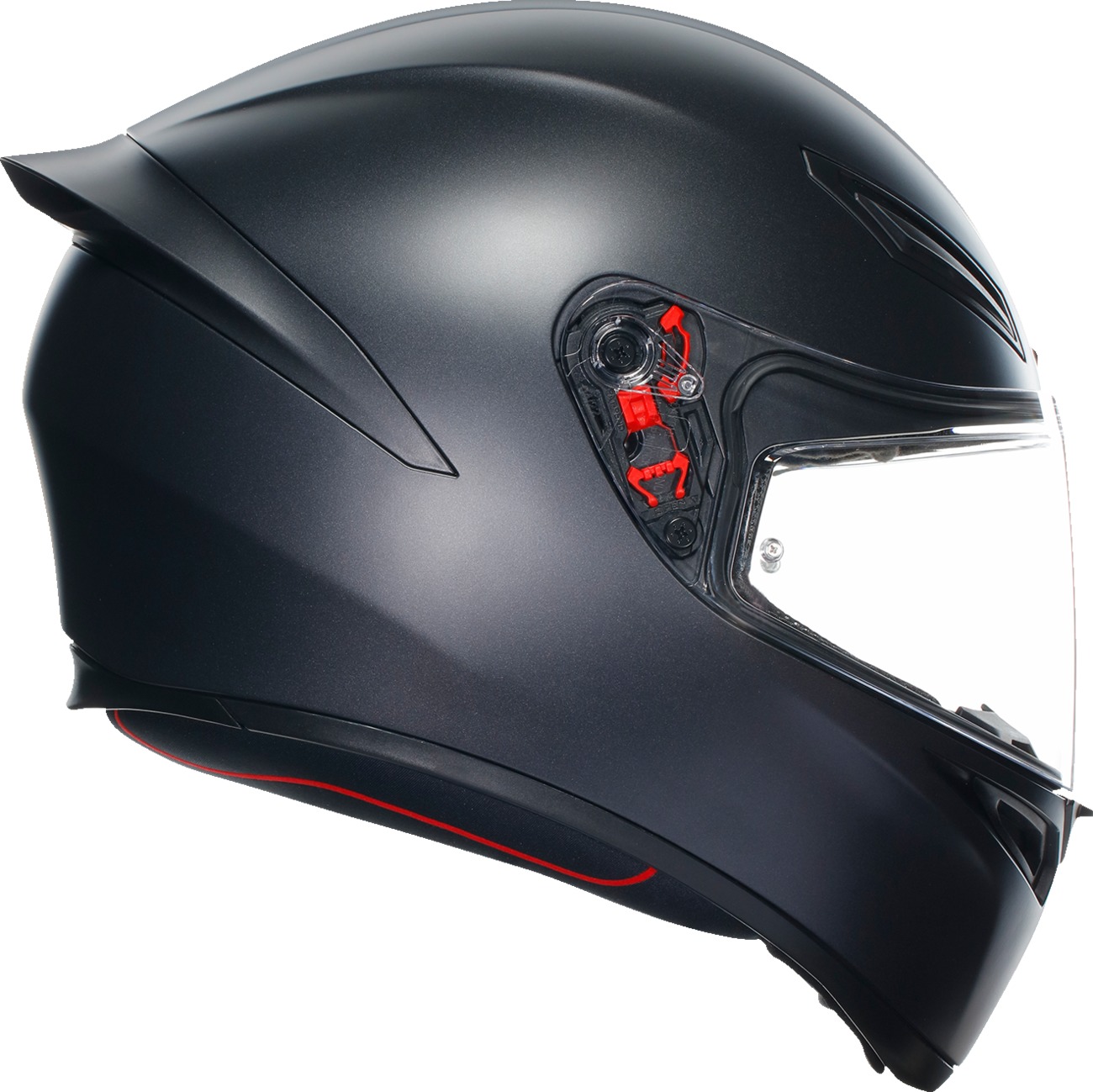 AGV K1 S Solid Matte Black Full Face Helmet XS - Image 4