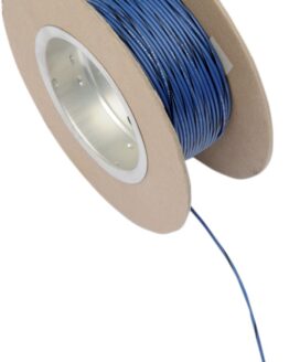 Blue / Black 18 Gauge Color Match Primary Wire - 100' Spool