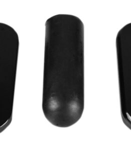 Driven Smog Block Off Plates Black 6061 T6 Aluminum For Kaw/Yam